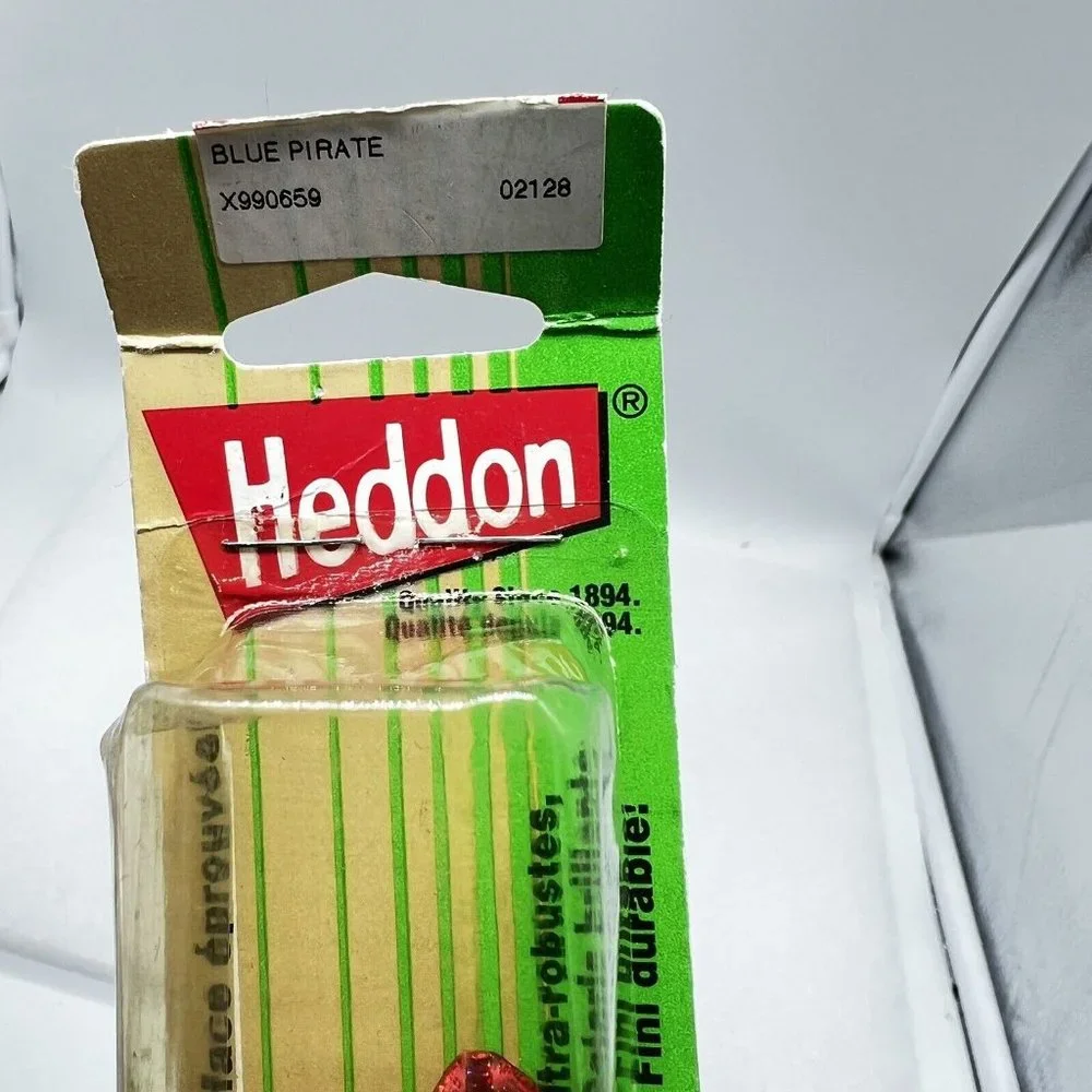 Vintage Heddon Plastic Fishing Lure Set Of 3